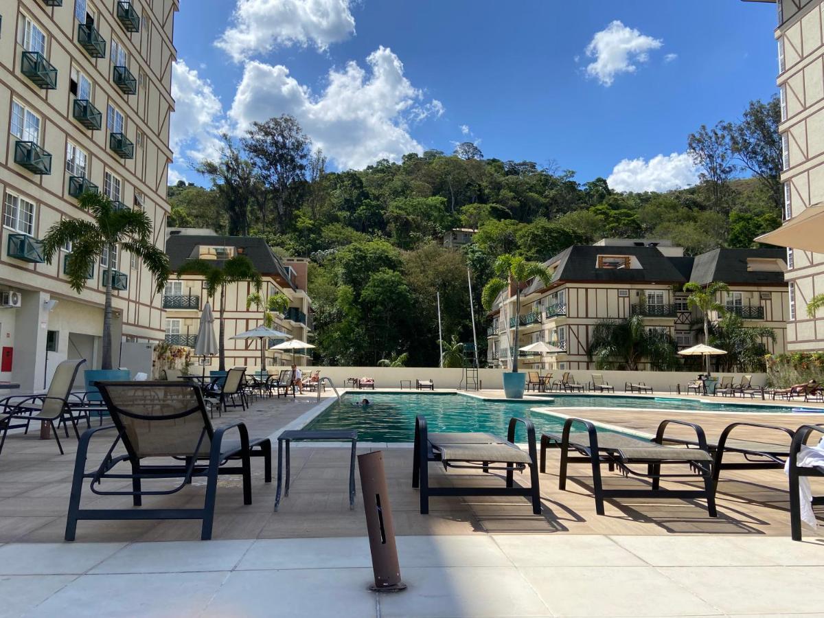 Апартаменты Flat 217 Granja Brasil - Com Piscina Em Itaipava Петрополис Экстерьер фото